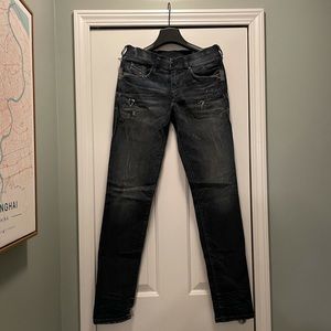 DIESEL Francy relaxed-skinny low waist denim